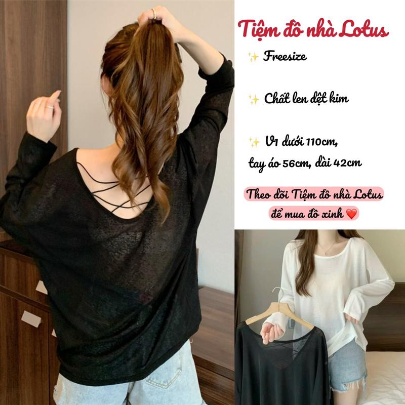  DEAL Áo THUN GIẤY MỎNG NHẸ hở lưng đan dây  KHÔNG KÈM áo trong  hàng QC xinh lắm nha  TIỆM ĐỒ NHÀ LOTUS  