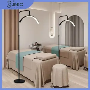 Lampu Lantai Putar untuk Makeup Seni Kuku Cahaya Halus Pencerah Sehat LED Lampu Lantai Professional Lampu Eyelash Extension Berdiri Lampu Standing  Lampu Facial Remote 3 Warna Lamp Salon Lash Light Moonlight Lampu Studio Make Up Salon Eyebrow Eyelash Tato
