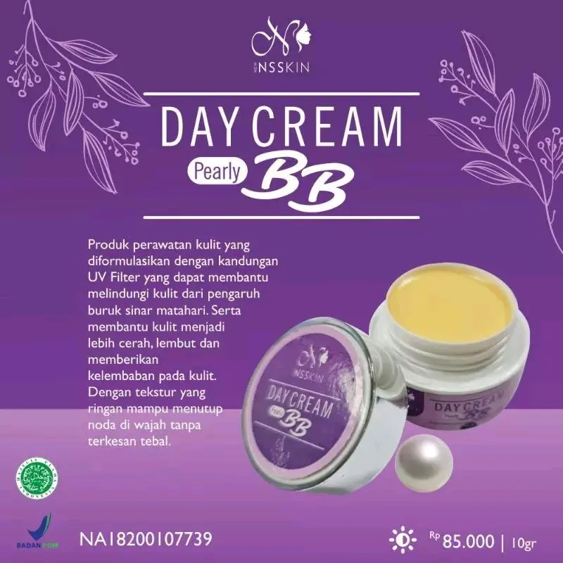 Day cream pearly bb New nsskin 2