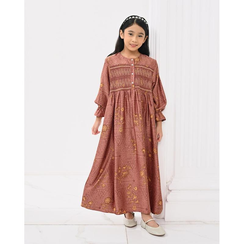 Geulis.id XAVIA DRESS / DRESS ANAK / SARIMBIT KELUARGA (4 warna) 7