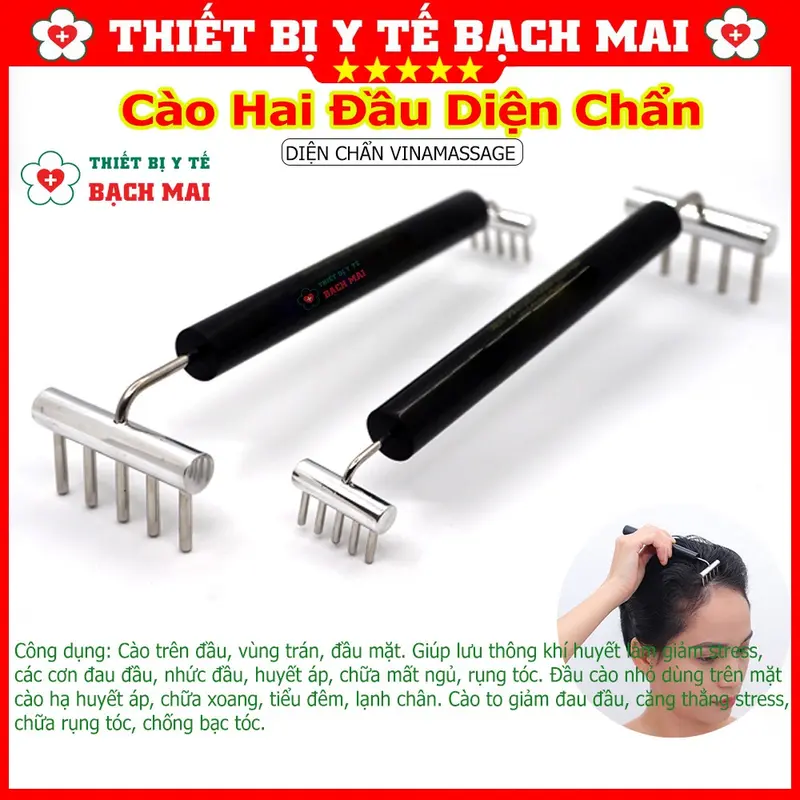 Thanh Cào Hai Đầu Lớn Nhỏ Dụng Cụ Diện Chẩn 3