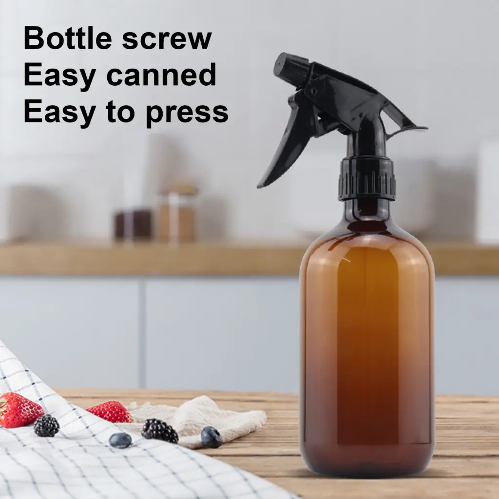 Songbaopa 500ml Spray Bottle Travel Spray Bottle 500ml Clear Plastic Spray Bottle for Gardening Plants Flowers Watering Refillable Handheld Sprayer