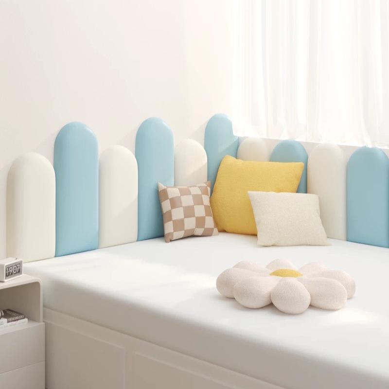 20cm*40 tấm đệm ốp tựa đầu giường bo tròn đầu chống va đập cho bé 1