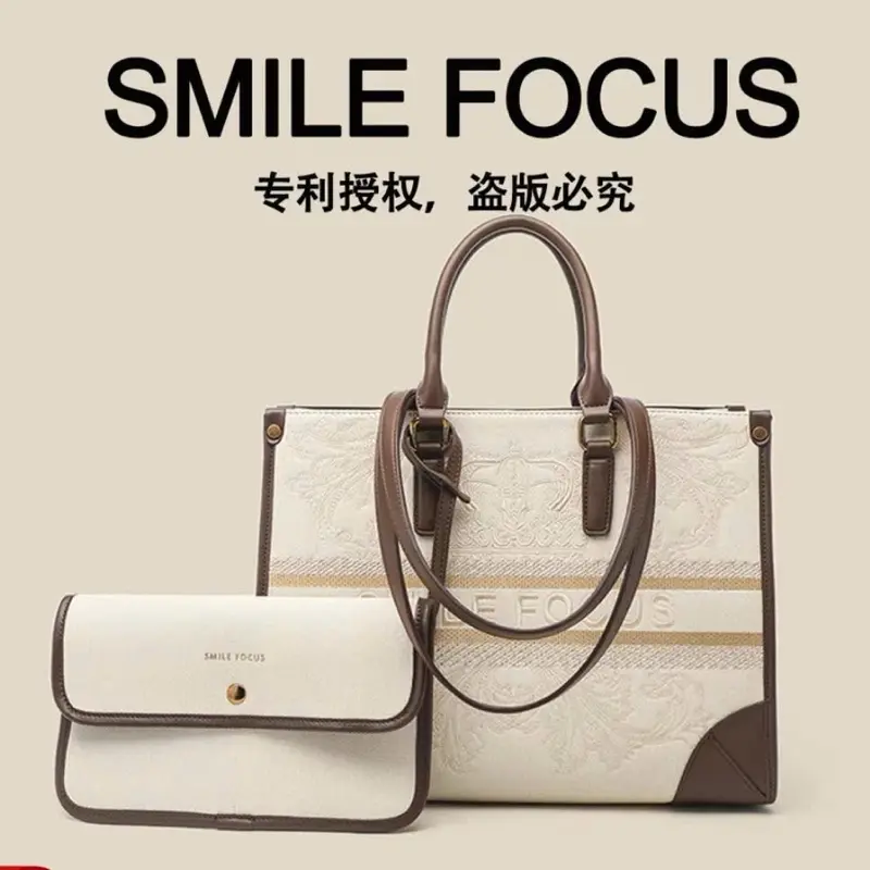 [ Túi Hoàng Gia] SF-2246 SMILE FOCUS. Túi Tote Chuẩn Chính Hãng Smile Focus sang trọng, đẳng cấp.