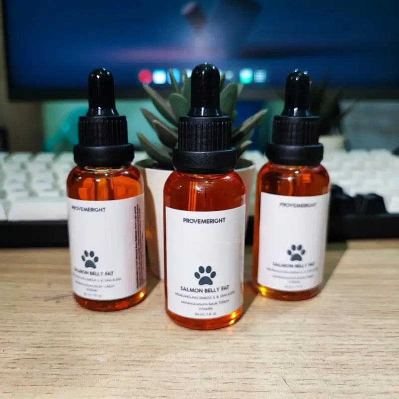 SALMON BELLY FAT Minyak Ikan Salmon 30 ml untuk kucing dan anjing 2