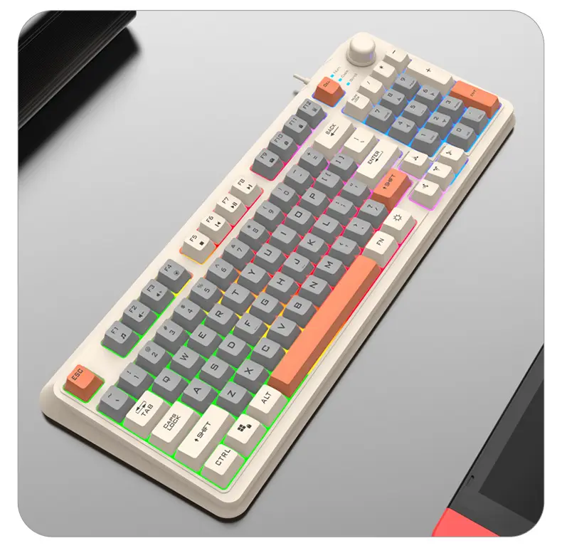 Bàn Phím Giả Cơ Có Dây K82 Led RGB 7 Màu Cực Đẹp, Gõ Cực Êm Dùng Cho Chơi Game, Văn Phòng ban  phim | BigBuy360 - bigbuy360.vn