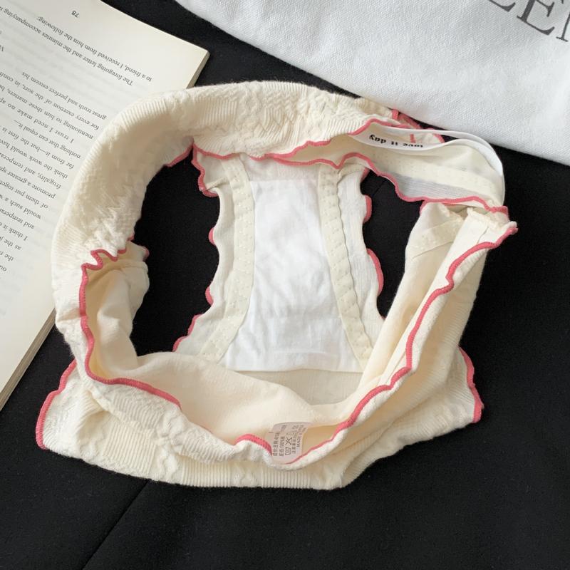 Product Introduction of Modal Girl Underwear Women's Cotton Seamless All Cotton Pure Cotton Crotch Mid Waist Panties 12