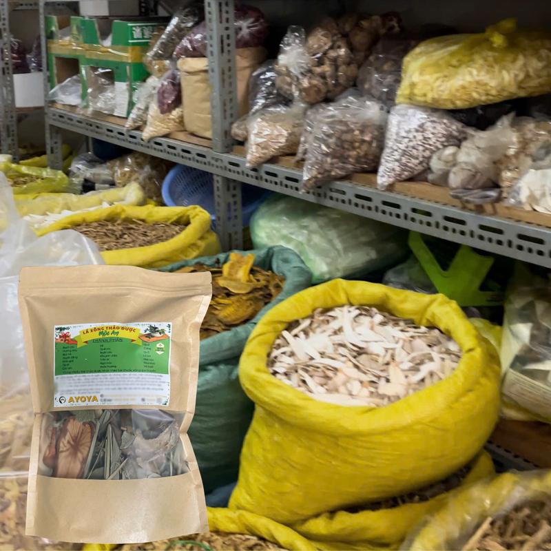Thảo dược xông & tắm cơ thể Mộc An: xả xui, giải cảm, chăm sóc mẹ sau sinh (Tặng kèm trà gừng) 9