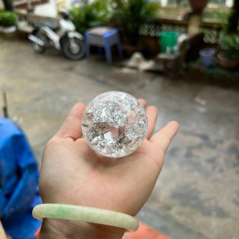 Cầu (bi) thuỷ tinh vào thác nước phong thuỷ phụ kiện Trang Trí