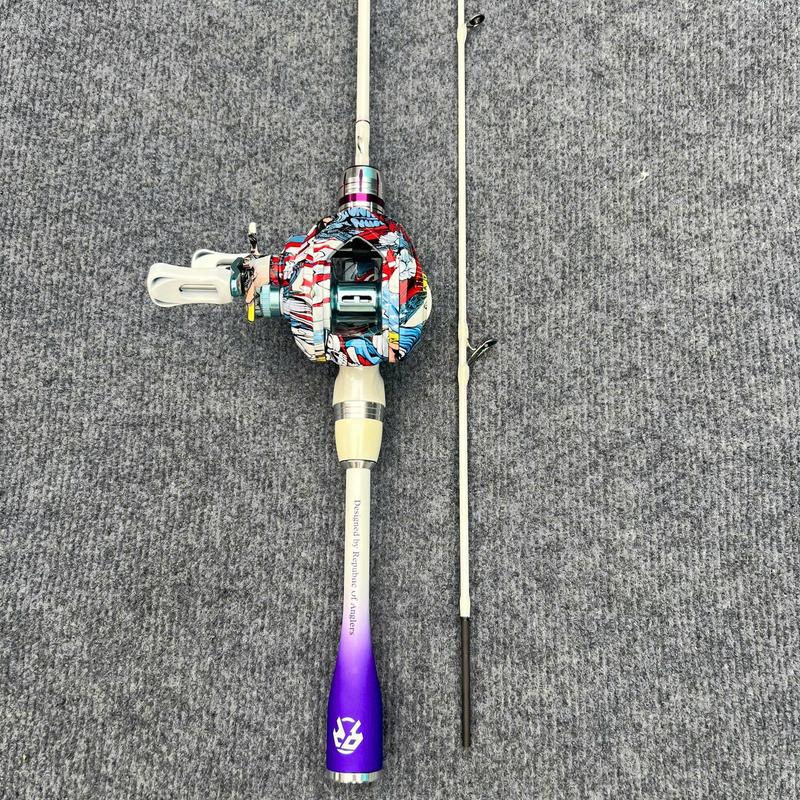 COMBO Bộ Cần Câu Cá Lure UL Trắng bạċ  Và Máy Cemreo Có Tiếng Drax