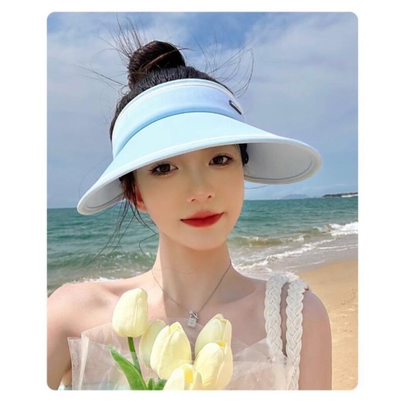 Product Introduction of Mũ Chống Nắng, Dành Cho Mùa Hè Của Phụ Nữ, Chống Tia UV, Dễ Phối Đồ, Vành Lớn, Gấp Gọn, Mũ Chống Nắng, Đầu Rỗng fitted  cap nón  chất 9
