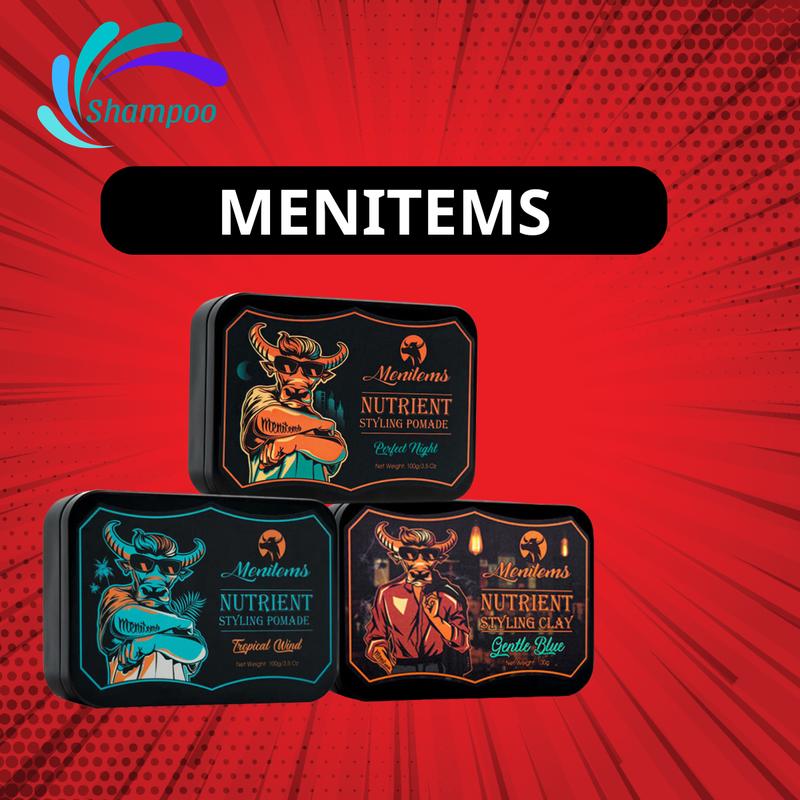 Sáp Vuốt Tóc Nam Menitems 50g - 100g thơm nước hoa giữ nếp tóc tốt hàng chính hãng