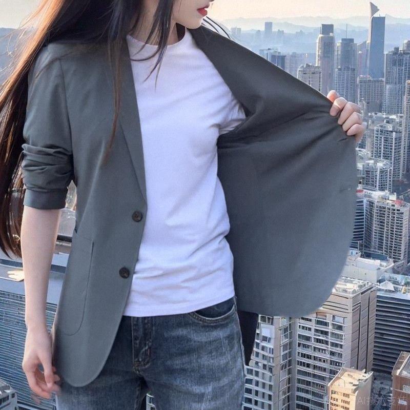 Bộ Đồ Lụa Lạnh Mùa Hè, Dành Cho Nam Giới, Siêu Mỏng, Quần Áo Chống Nắng Thường Ngày Nhẹ, Thích Hợp Cho Mùa Xuân Và Mùa Thu, Áo Khoác Tây Đơn, Bán Chạy Tại Cửa Hàng, [Giảm Giá Đặc Biệt Tại Cửa Hàng] 0