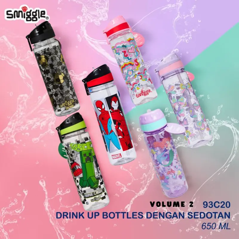 Smiggle - Tumbler Botol Minum Karakter 2002A 650 ML 4