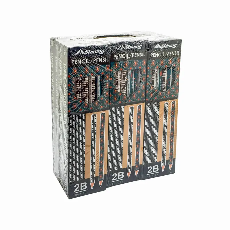 Shining Pensil 2B Batik Set 12 Pc ( SB-2100 ) 1 Lusin isi 12 pcs 3