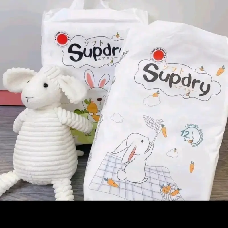bỉm supdry xanh+trắng nội địa trung Cho Bé Voi 2