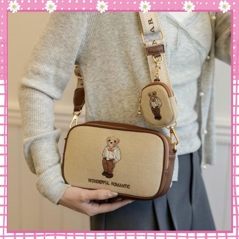Túi hộp nữ túi đeo chéo bộ đôi hình gấu Beibaobao đi chơi cá tính dễ thương Bachhoaonline68 911