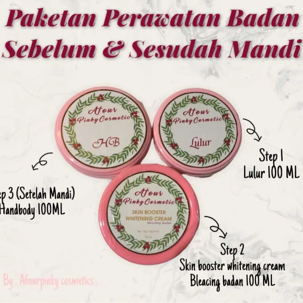 PAKET PERAWATAN BADAN AFOURPINKY