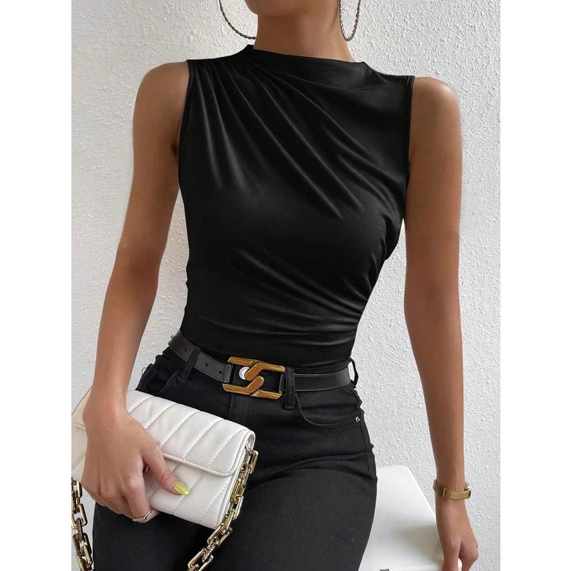 Elegant Solid Bandage Buckle O Neck Short Sleeve Two Pieces(4 Colors) Elegant Solid Bandage Buckle O Neck Short Sleeve Two Pieces(4 Colors)