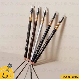Find It Store - Implora Eyebrow Pencil | Pensil Alis BPOM Original Black Brown Creamy Dark Silver Waterproof