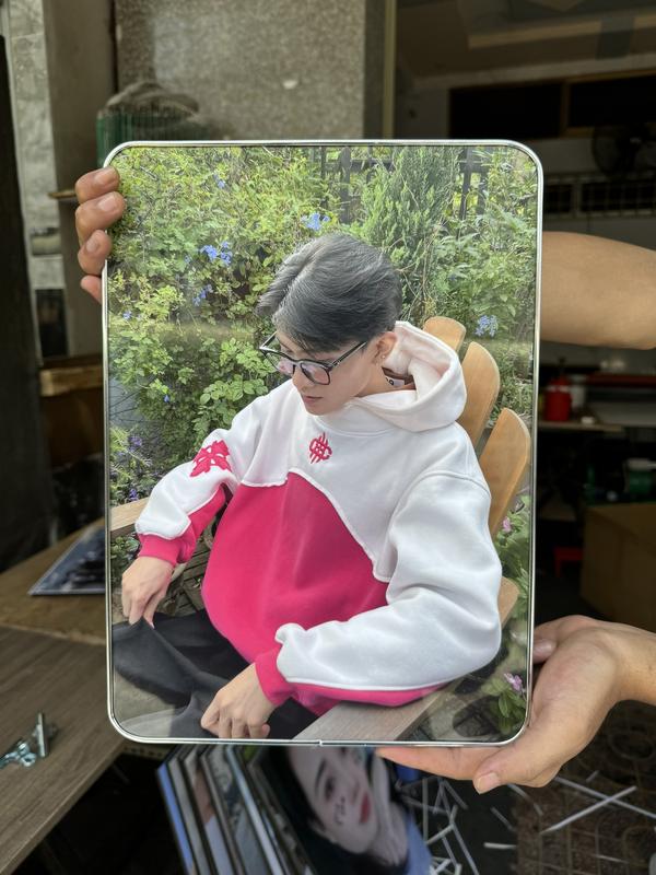 25x35 cm Bo Viền Ảnh tráng gương 4K HD