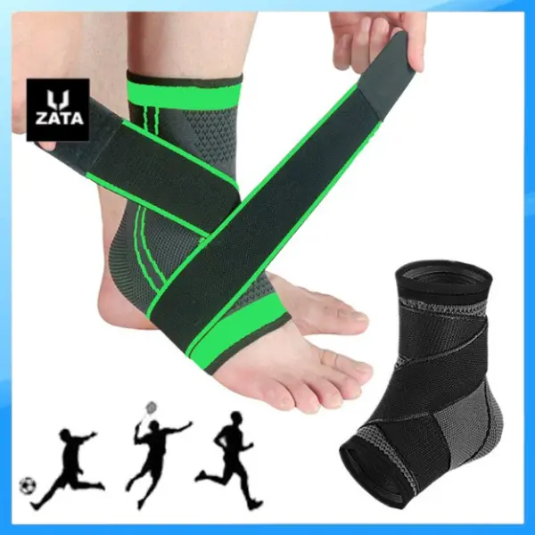 Quấn Cổ Chân Đa Năng có dây trợ lực Zatavn - Hỗ trợ và bảo vệ tuyệt vời cho cổ chân khi chơi thể thao Phụ Kiện Sport