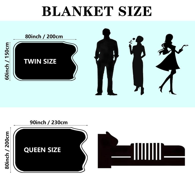 Floral Print Throw Blanket, 1 Count Boho Style Bed Blanket, Soft Comfortable Warm Blanket for Home Bedroom Sofa Couch Chair, Bedding Supplies 1