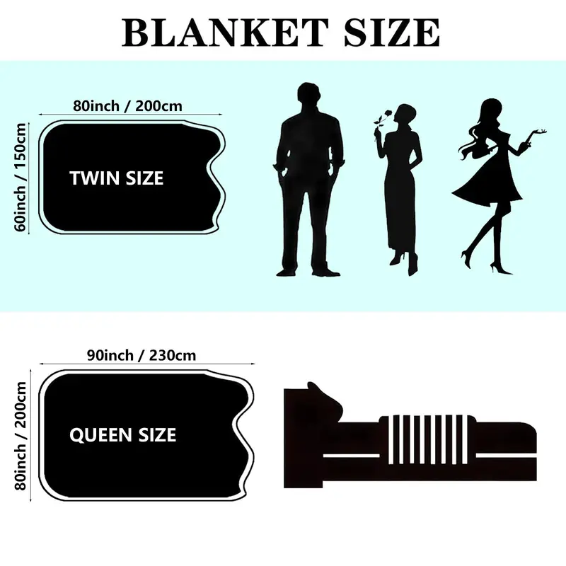 Floral Print Throw Blanket, 1 Count Boho Style Bed Blanket, Soft Comfortable Warm Blanket for Home Bedroom Sofa Couch Chair, Bedding Supplies 1
