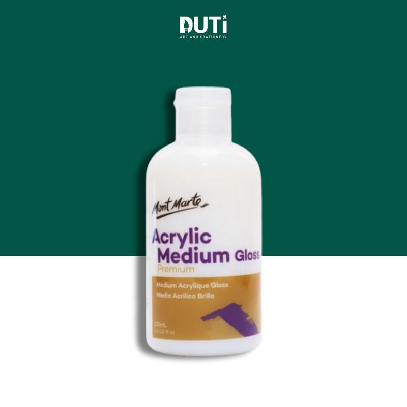 Phủ Bóng Mont Marte, Chuyên dùng phủ bảo vệ đất sé, tranh acrylic, tranh số hoá, Hàng Chính Hãng - Hoạ Cụ DUTi