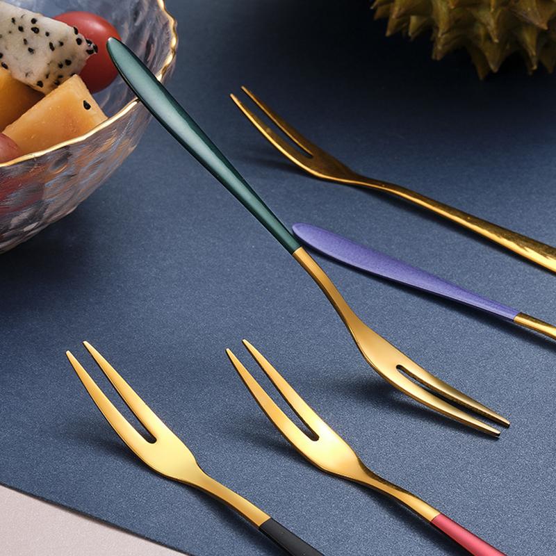 Product Introduction of Fruit Fork Stainless Steel 304   Household Thickened  Moon Cake Knife Fork   Cake Watermelon Fork  Dessert Fork Cutlery Tableware 14