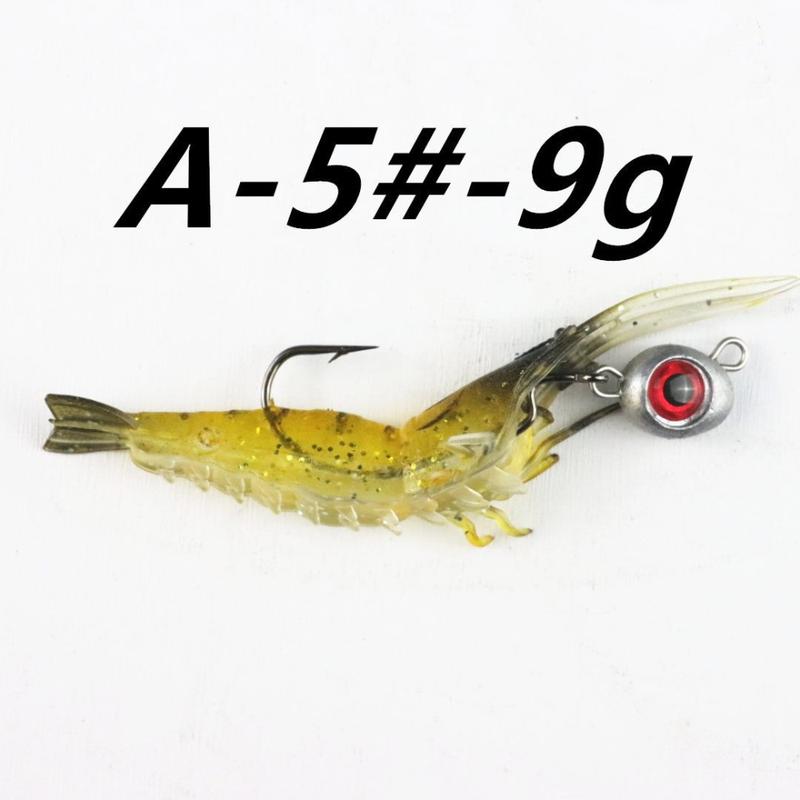 Product Introduction of Mồi Tôm Mềm, Mồi Giả Tôm Phát Sáng Mắt To 3D, 5g Và 10g, Trọng Lượng 5.6cm Và 3g, Móc Sáng Tạo, Sâu, Làm Bằng Silicon, Năm 2025 17