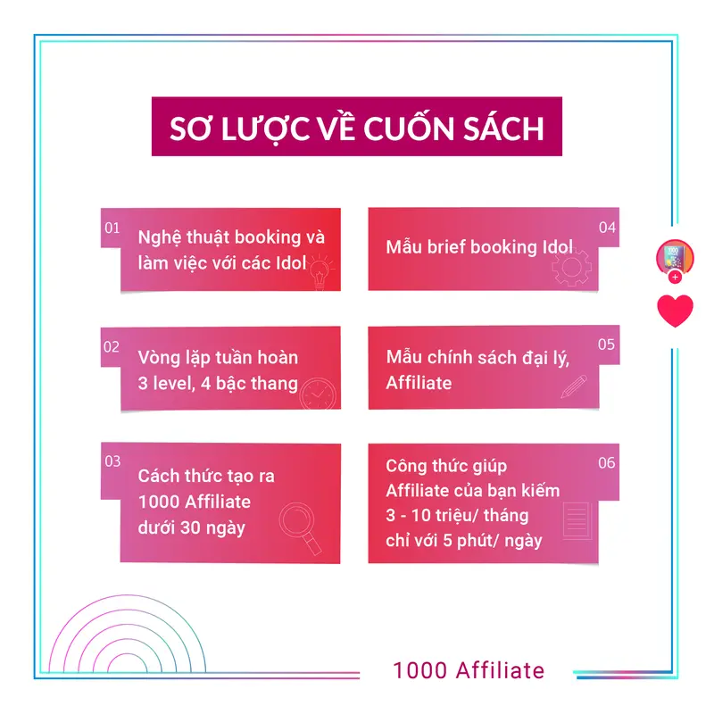 Sách 1000 Affiliate bản có chữ ký tác giả 5