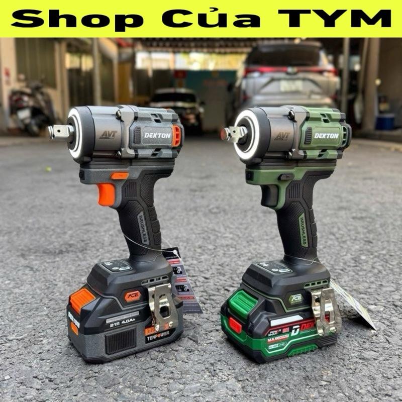 Máy siết bulong DEKTON 680Nm GEN 4 cao cấp / Bảo hành 12 tháng / AVT / 21V / chân M21 phổ thông / motor brushless / chính hãng / M21-IW680PROMAX