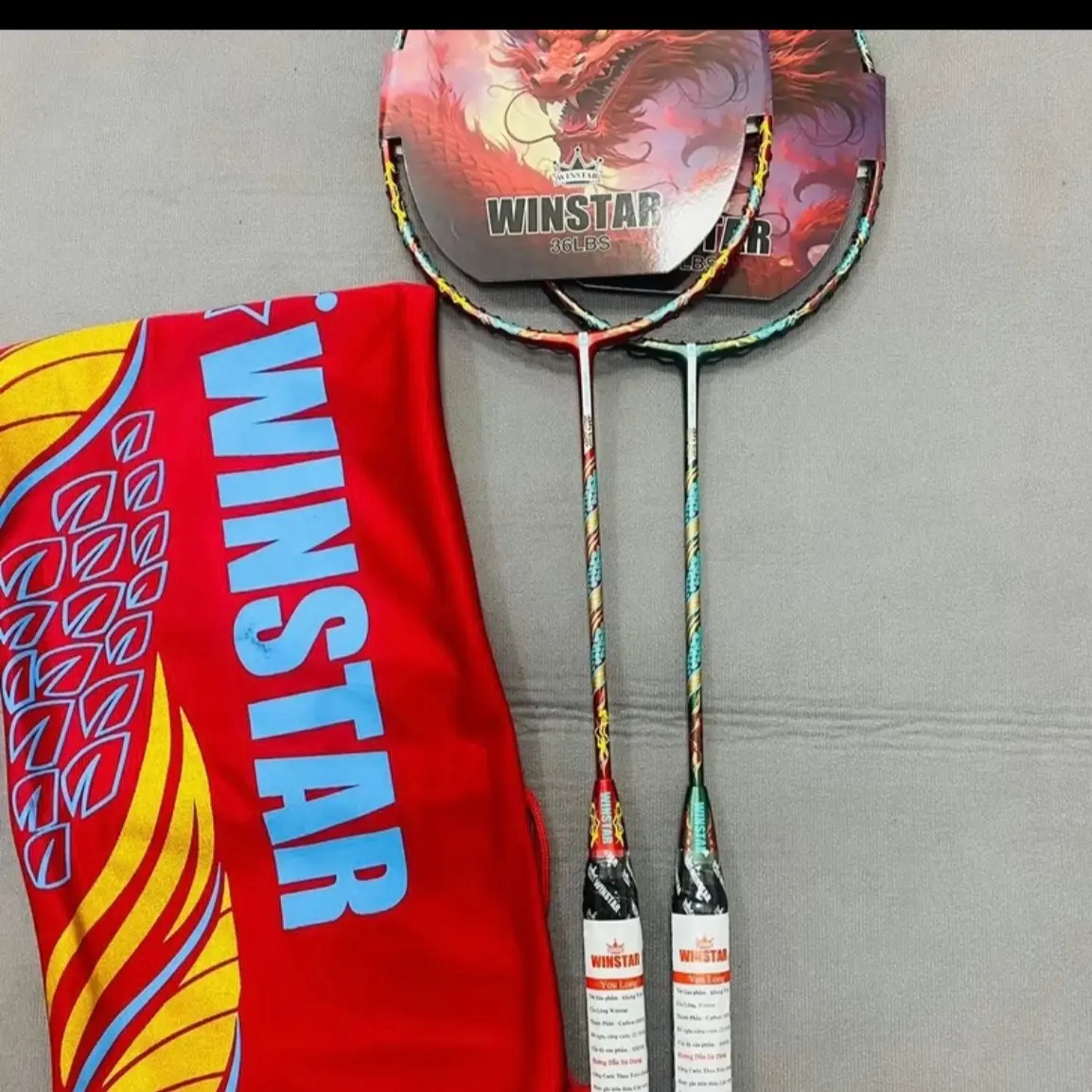 Vợt cầu lông winstar youlong đỏ