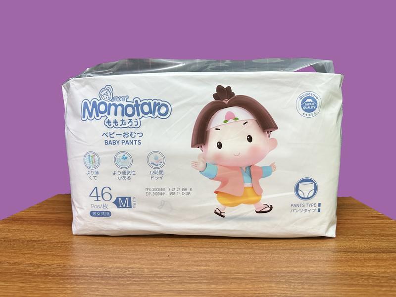   -KHÔNG QUÀ  1 Bỉm Momotaro   1 Bịch Momo Trắng  Công Nghệ Hạt Sap  Mỏng Mềm Thoáng Mát Thấm Hút Tốt Đầy Đủ Size Dán S56 M48 Quần M46 L42 XL39 XXL36 3XL35 Cho Bé 