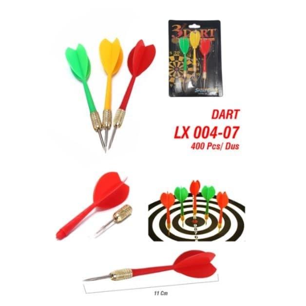 JARUM DART - PANAH PAPAN DART BESI ISI 3 WARNA MURAH HARGA GROSIR 2