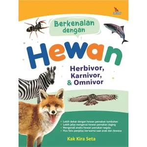 Buku Berkenalan dengan Hewan Herbivora, Karnivora, dan Omnivora - Kira Seta