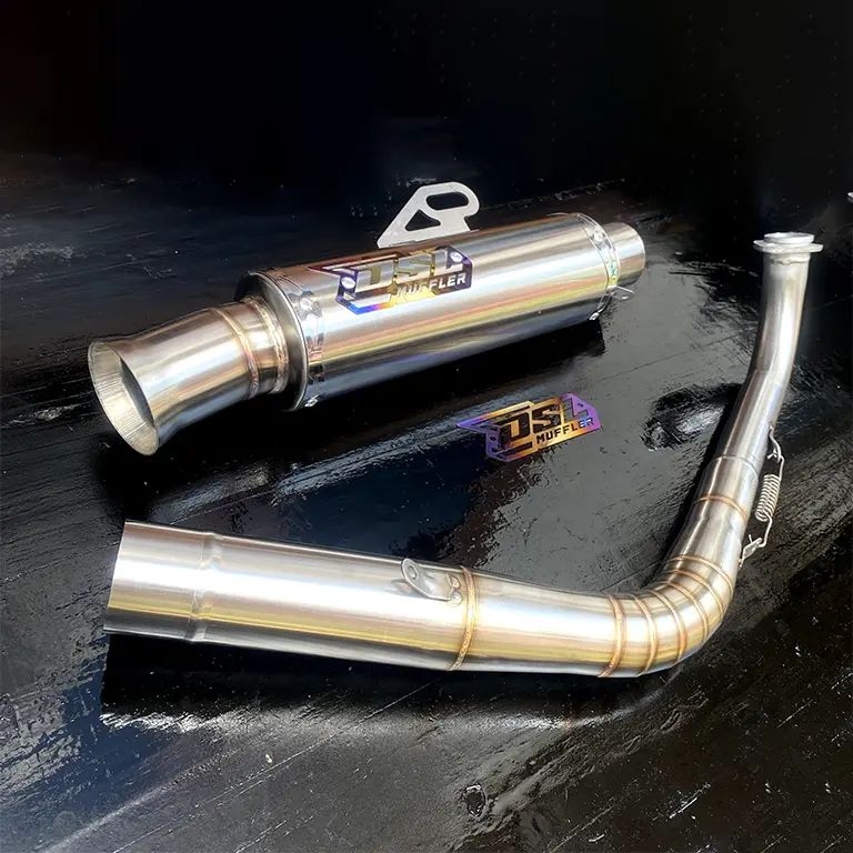 Knalpot Salemba Ceklis Jungstyle Original DSL Muffler FULLSET PNP Untuk Aerox New Aerox Old Vario New Nmax New Motor 3