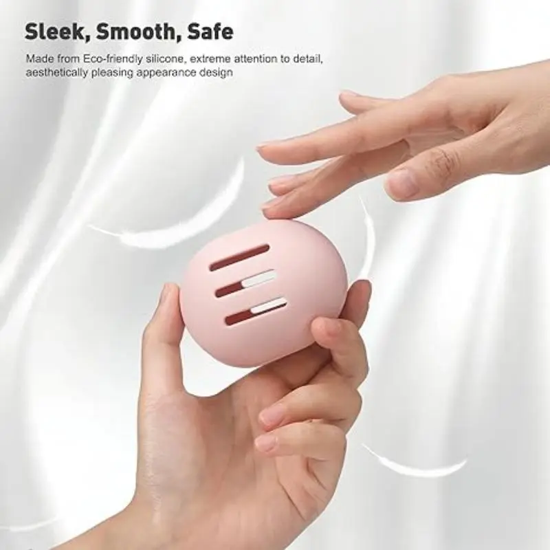 Silicone Makeup Sponge Storage Box, 2 Counts Makeup Sponge Storage Case, Dustproof Makeup Sponge Storage Capsule, Portable Makeup Tool Organizer, Cosmetic Storage Container, Makeup Accessories 3