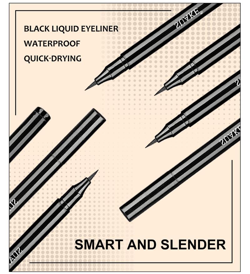 Product Introduction of [BUY 1 TAKE 2]SUAKE Smudge-Proof Eyeliner Quick Dry Formula Waterproof Sweatproof Longwear Highly Pigmented All-Day Eye Makeup 32