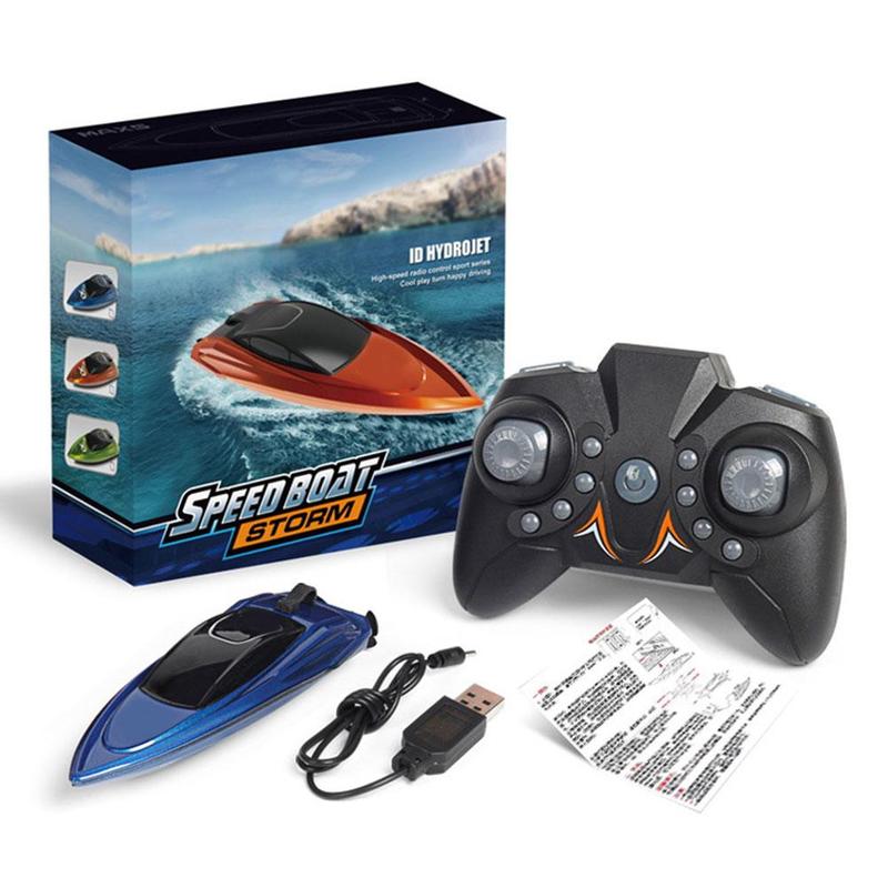 Product Introduction of Remote Control Ship Rc Boat Pool Toy LED Light Waterproof Control High Control Boat Speed Party A8A2 29