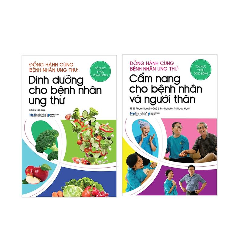 Combo/Lẻ Đồng Hành Cùng Bệnh Nhân Ung Thư: Dinh Dưỡng Cho Bệnh Nhân Ung Thư + Cẩm Nang Cho Bệnh Nhân Và Người Thân - Alpha Books
