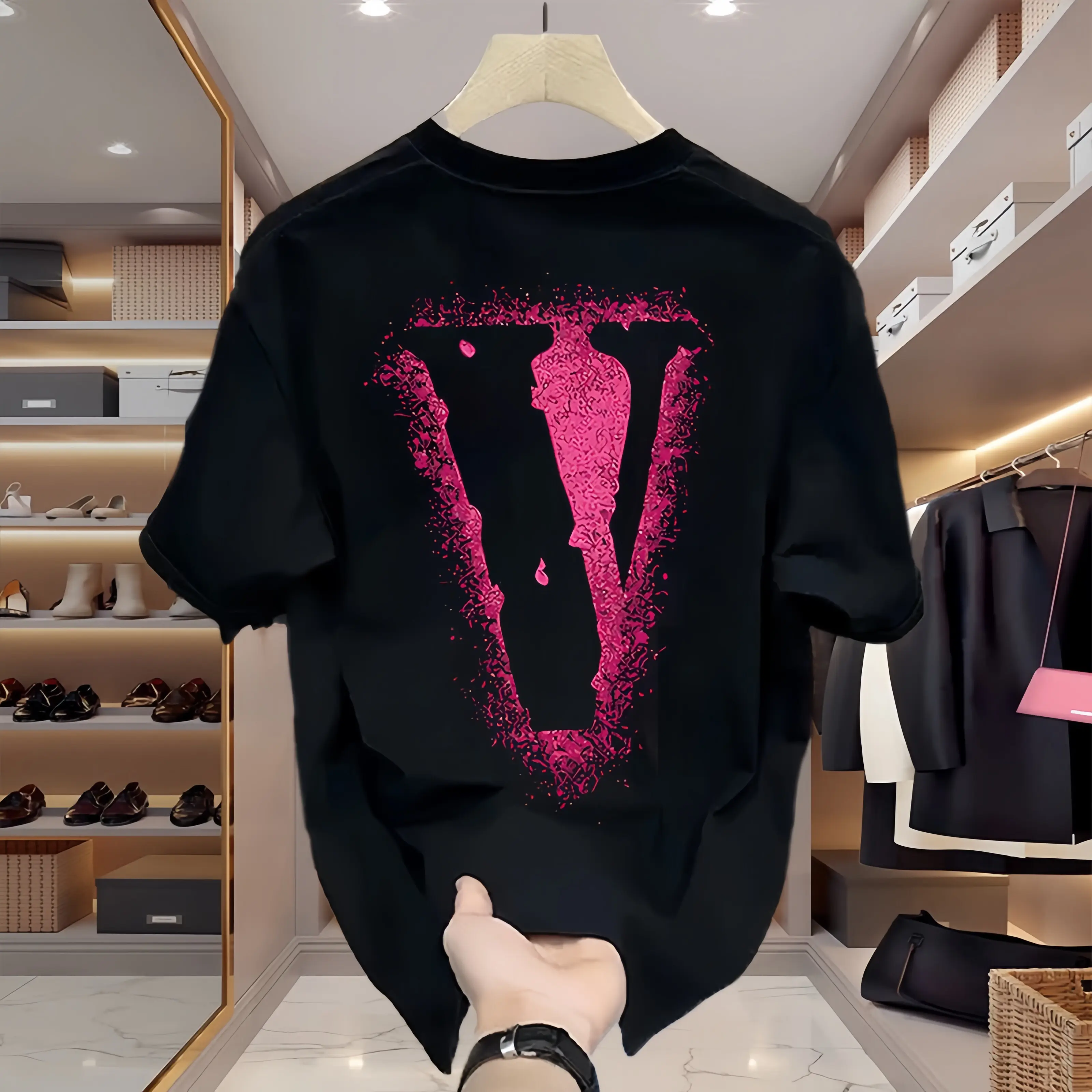 Áo Thun Cotton Nặng Pi Shuai, Thương Hiệu Thời Trang Instagram, Thương Hiệu Mùa Hè Mỹ, Tay Ngắn, Dáng Rộng Vừa Vặn, Dành Cho Nam Và Nữ, Áo Cổ Tròn, Có Cỡ S-4XL