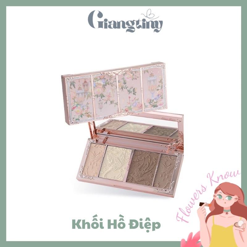 hãng chính biếc Bảng Khối BST CỔ TRANG HOA THẦN V2 HỒ ĐIỆP VÂN MÂY Butterfly cloudcollar FK Hoa Biết Flower Knows bộ bắtsáng makeup set