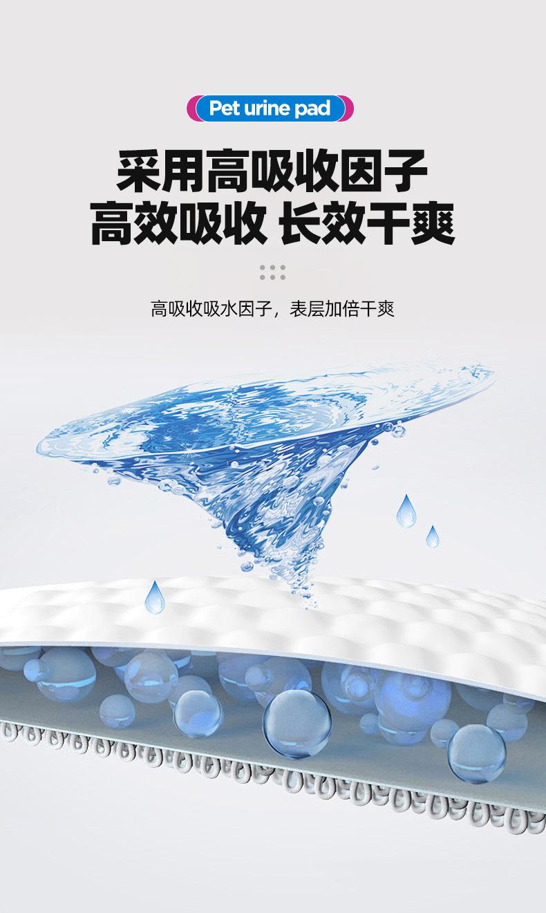 Product Introduction of Tấm Lót Nước Tiểu Cho Thú Cưng, Xiaohongshu, Tấm Lót Cho Chó, Tấm Lót Giấy Dày, Thích Hợp Cho Chó, Đồ Dùng Thú Cưng, Hút Mạnh, Tấm Lót Cho Chó 6