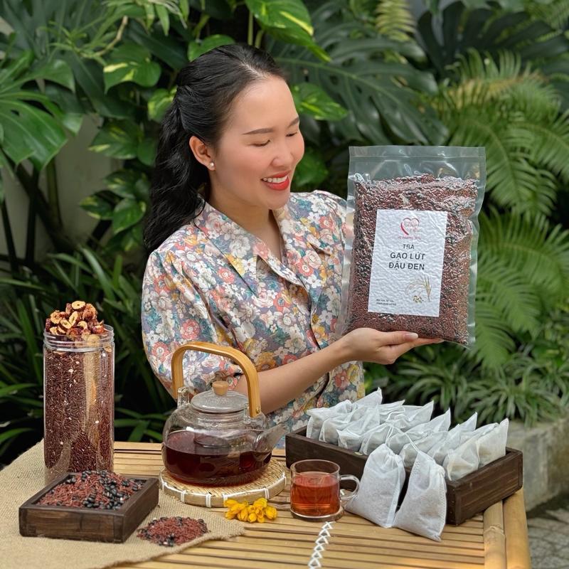 MOM SHIN | Trà Gạo Lứt & Đậu Đen Xanh Lòng Rang Sẵn, Gói 1Kg (1000g), Shop Mẹ Shin Gin, Vũ Phương Thảo, Tùy Theo Vùng Còn Là Nước Trà, Nước Chè, Tea 6
