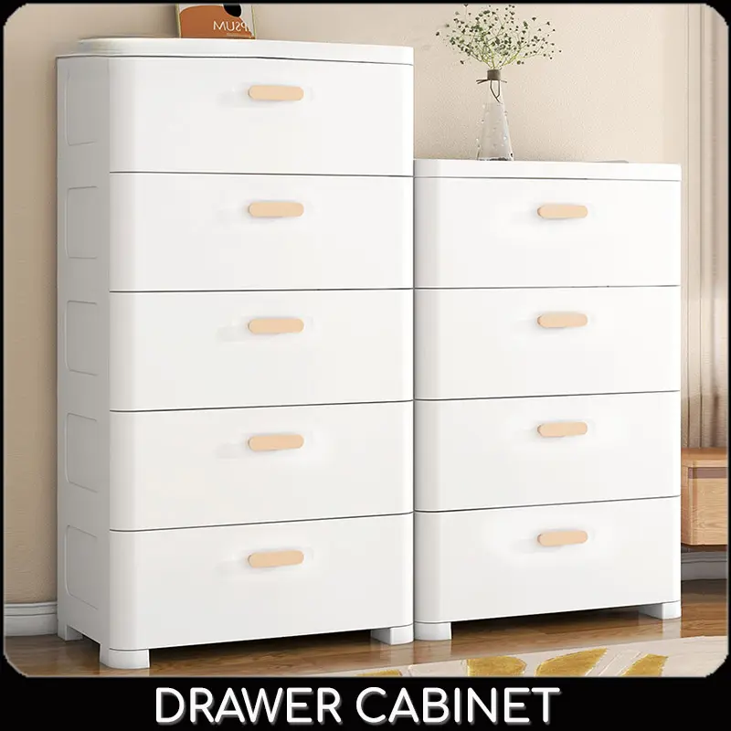 【SG STOCK READY】57/45cm White Storage Drawer Cabinet