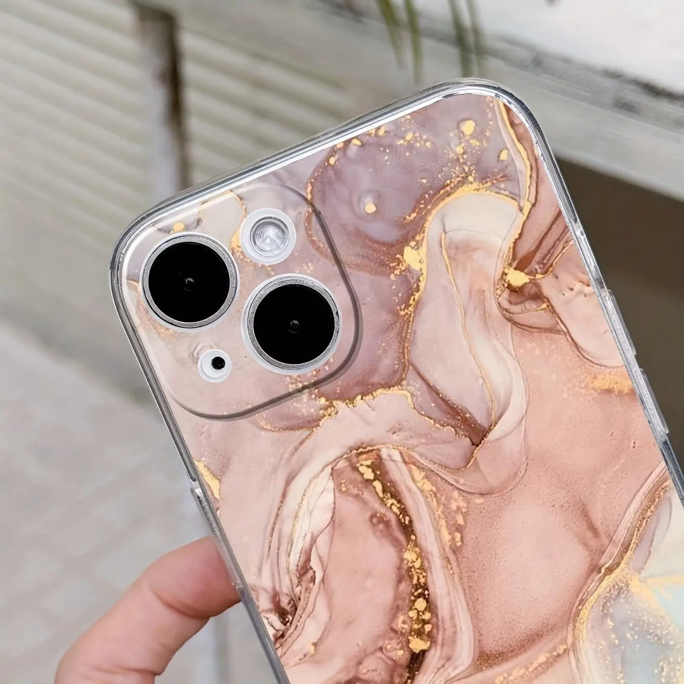 Marble Pattern Phone Case, Anti-drop Cellphone Protective Case, Total Protective Shockproof Mobile Phone Cover for iPhone 15 Pro Max 14 Plus 13 12, Casing