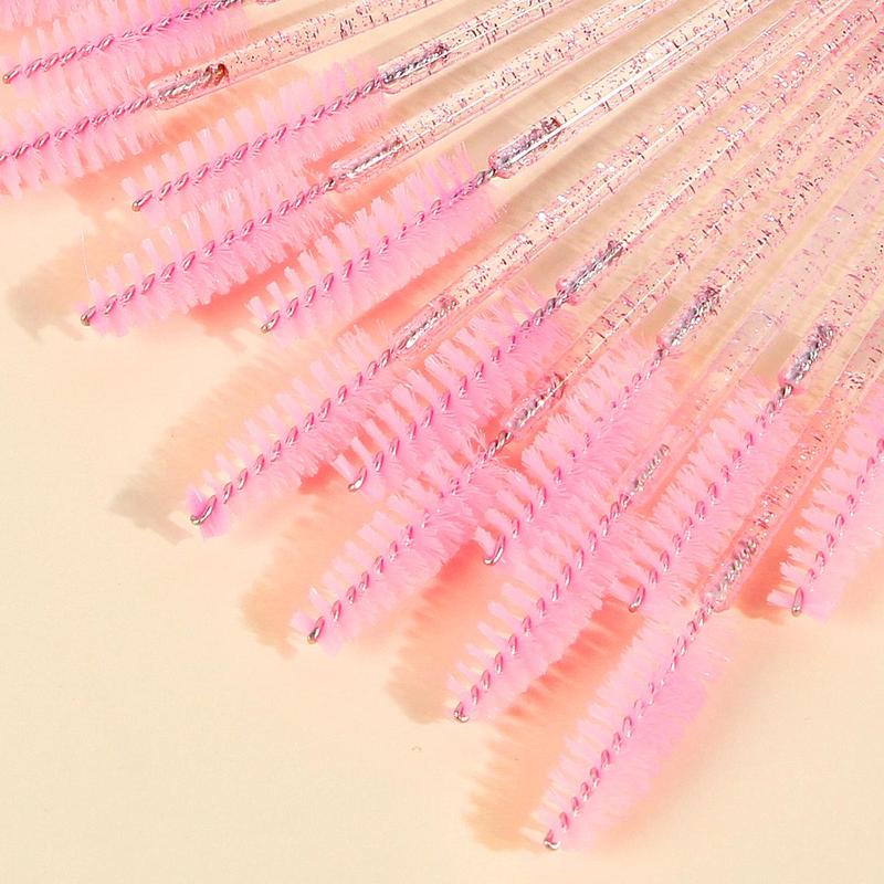 Product Introduction of MAANGE Disposable Eyelash Brush, Summer Makeup, 20pcs Portable Eyelash Spoolie Brush, Makeup Tool for Women Girls Outdoor Travel, Pink Black Clear To Choose 11