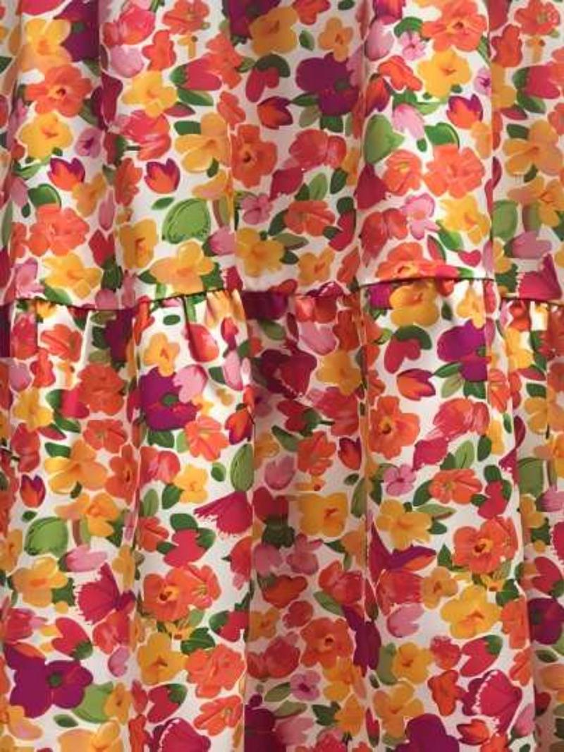 Product Introduction of Women's Ditsy Floral Print Skirt, Boho Fashion Elastic Waist Skirt for Daily Holiday Vacation Wear, Ladies Bottoms for All Seasons 4